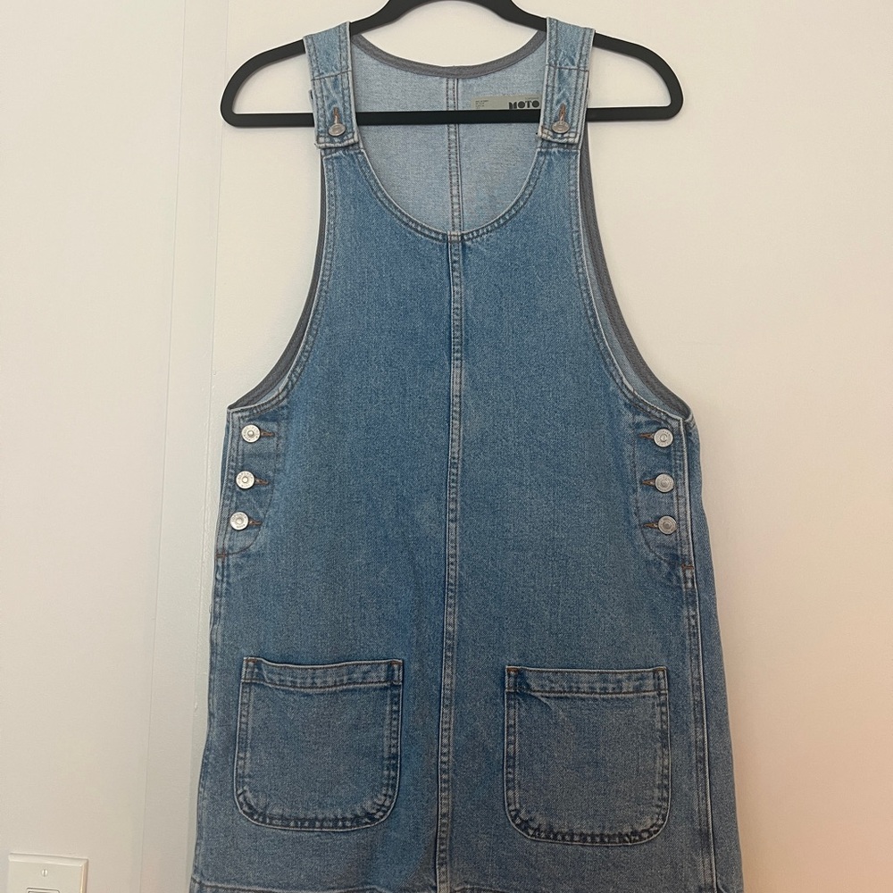 Blue Denim Overall Dress